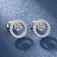 Charlie Round Diamond Earrings (Clarity Enhanced) whitegold