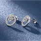 Charlie Round Diamond Earrings (Clarity Enhanced) whitegold