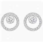 Charlie Round Diamond Earrings (Clarity Enhanced) whitegold