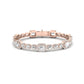 Chelsea Emerald Cut Diamond Bracelet (clarity Enhanced) rosegold