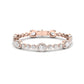 Chelsea Oval Cut Moissanite Bracelet rosegold