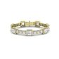 Chelsea Princess Cut Moissanite Bracelet yellowgold