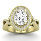 Clover - GIA Certified Oval Diamond Engagement Ring