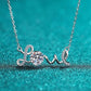 Collins Moissanite Necklace whitegold