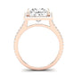 Columbine Diamond Matching Band Only (does Not Include Engagement Ring) For Ring With Princess Center rosegold