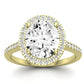 Columbine Oval Diamond Engagement Ring (Lab Grown Igi Cert) yellowgold