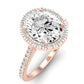 Columbine Oval Diamond Engagement Ring (Lab Grown Igi Cert) rosegold