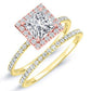 Columbine Princess Moissanite Bridal Set yellowgold