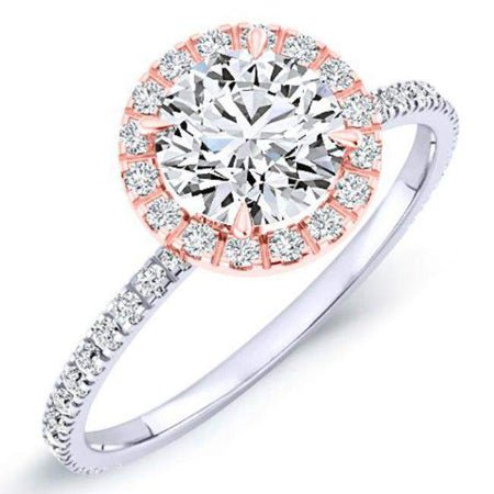 5.00 ct - Columbine - Round Lab Diamond Engagement Ring (IGI Certified)