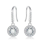 Connie Diamond Earrings (Clarity Enhanced) whitegold