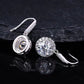 Connie Moissanite Earrings whitegold