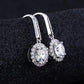 Connie Moissanite Earrings whitegold