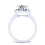 Coralbells Cushion Diamond Engagement Ring (Lab Grown Igi Cert) whitegold