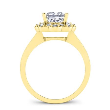 Coralbells Princess Diamond Engagement Ring (Lab Grown Igi Cert) yellowgold