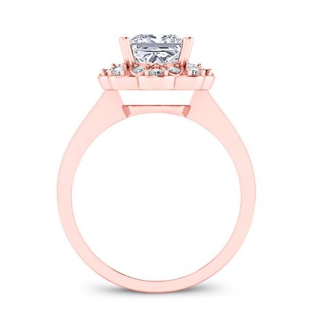 Coralbells Princess Diamond Bridal Set (Lab Grown Igi Cert) rosegold