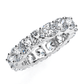 Cushion Cut Diamond Eternity Band