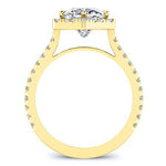 Cypress Cushion Moissanite Bridal Set yellowgold