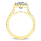 Cypress Cushion Diamond Bridal Set (Lab Grown Igi Cert) yellowgold