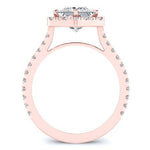 Cypress Diamond Matching Band Only (engagement Ring Not Included) For Ring With Princess Center rosegold