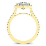 Cypress Diamond Matching Band Only (engagement Ring Not Included) For Ring With Princess Center yellowgold