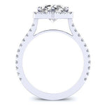 Cypress Diamond Matching Band Only (engagement Ring Not Included) For Ring With Round Center whitegold