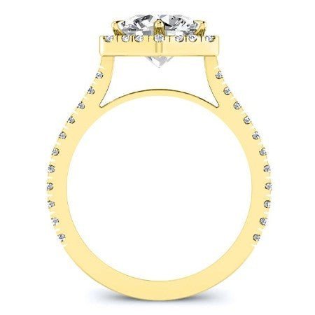 Cypress Diamond Matching Band Only (engagement Ring Not Included) For Ring With Round Center yellowgold