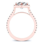 Cypress Diamond Matching Band Only (engagement Ring Not Included) For Ring With Round Center rosegold