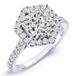 Cypress Princess Diamond Bridal Set (Lab Grown Igi Cert) whitegold