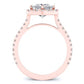 Cypress Princess Diamond Engagement Ring (Lab Grown Igi Cert) rosegold