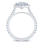 Cypress Princess Moissanite Engagement Ring whitegold