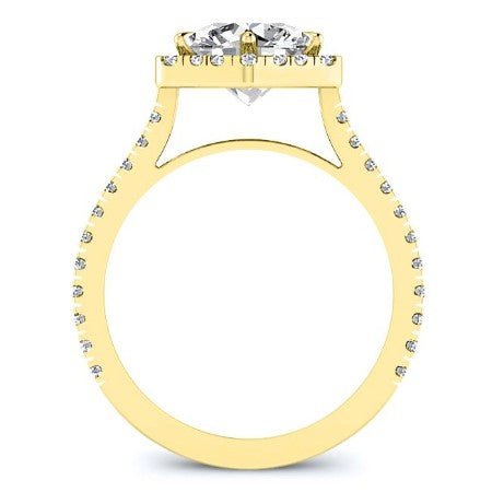 Cypress Round Diamond Bridal Set (Lab Grown Igi Cert) yellowgold