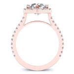 Cypress Round Diamond Engagement Ring (Lab Grown Igi Cert) rosegold