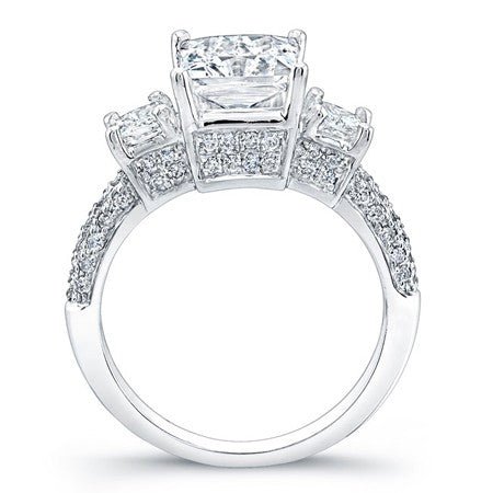 Daffodil Princess Diamond Engagement Ring (Lab Grown Igi Cert) whitegold