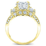 Daffodil Round Diamond Engagement Ring (Lab Grown Igi Cert) yellowgold