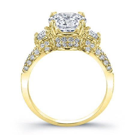 Daffodil Round Diamond Engagement Ring (Lab Grown Igi Cert) yellowgold