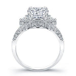 Daffodil Round Diamond Engagement Ring (Lab Grown Igi Cert) whitegold