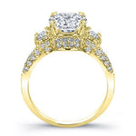 Daffodil Round Diamond Engagement Ring (Lab Grown Igi Cert) yellowgold