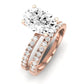 Dahlia Diamond Matching Band Only (engagement Ring Not Included) For Ring With Oval Center rosegold