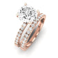 Dahlia Diamond Matching Band Only (engagement Ring Not Included) For Ring With Round Center rosegold