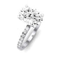 Dahlia Oval Diamond Bridal Set (Lab Grown Igi Cert) whitegold