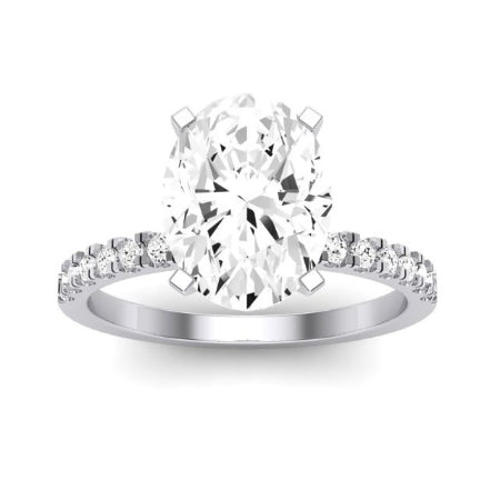 Dahlia Oval Diamond Bridal Set (Lab Grown Igi Cert) whitegold