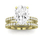 Dahlia Oval Diamond Bridal Set (Lab Grown Igi Cert) yellowgold