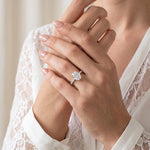 Dahlia - GIA Natural Oval Diamond Engagement Ring