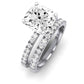 Dahlia Diamond Matching Band Only (engagement Ring Not Included) For Ring With Cushion Center whitegold