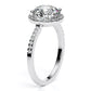 Daily Deal: 2.37ct Total Weight Round Lab Diamond Engagement Ring VS2 F