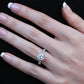 Daisy Diamond Matching Band Only (engagement Ring Not Included) For Ring With Round Center whitegold