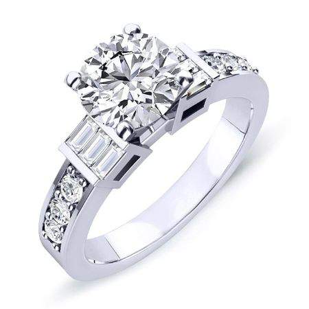5.00 ct - Daisy - Round Lab Diamond Engagement Ring (IGI Certified)