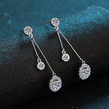 Dana Diamond Earrings (Clarity Enhanced) whitegold