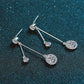 Dana Moissanite Earrings whitegold