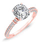 Daphne Cushion Diamond Engagement Ring (Lab Grown Igi Cert) rosegold